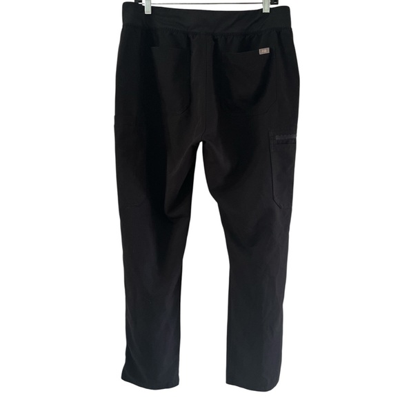 FIGS Yola Scrub Pants Yoga Style Size L | Black High-Waisted, Comfortable Fit - Picture 3 of 13